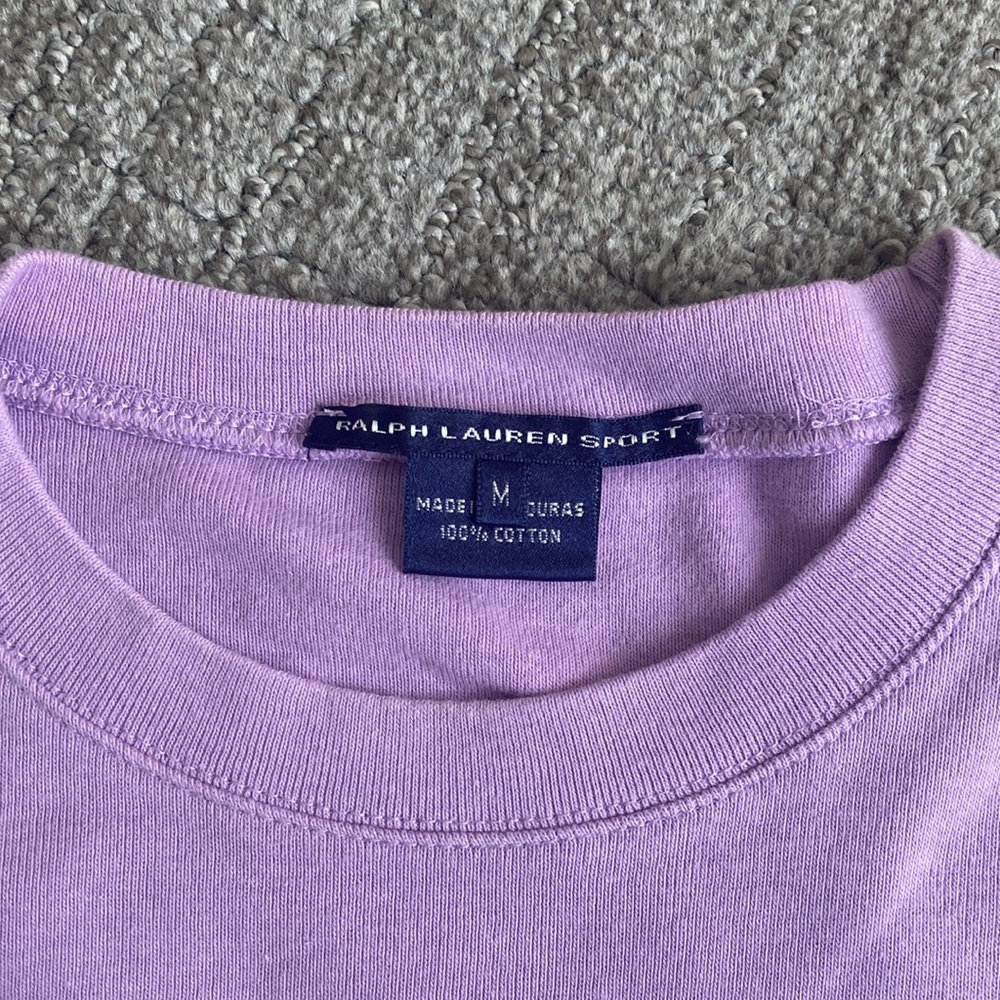 Ralph Lauren Sport Purple T-Shirt - Picture 7 of 8